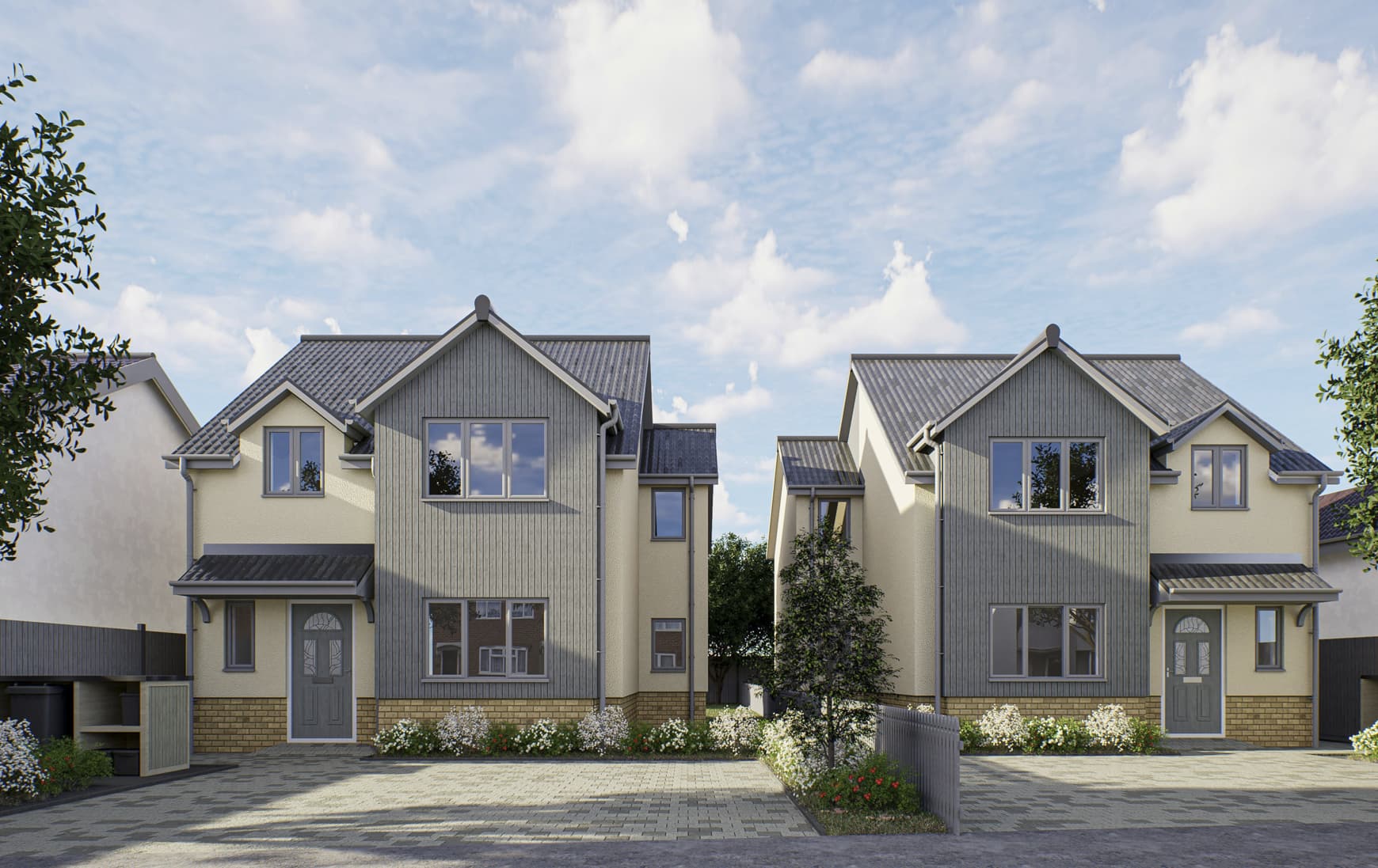 Modern new build property UK